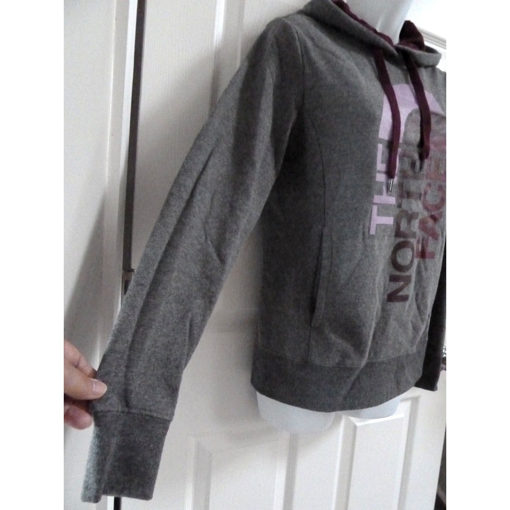 NEW!  THE NORTH FACE Sz Small Women's Large Logo Pouch Pocket Hoodie Sweatshirt - Picture 3 of 6